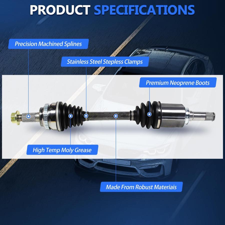 【並行輸入品】Maxfavor CVアクスルフロントセット ヒュンダイソナタ2015 2019、Kia Optima 2016 2020オートトの画像