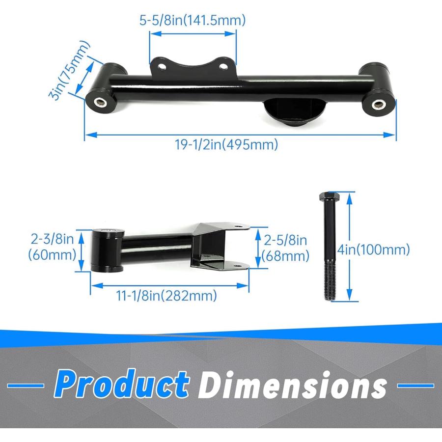 【並行輸入品】 KUAFU Rear Upper & Lower Control Arm Kit Compatible with 1979 20_6