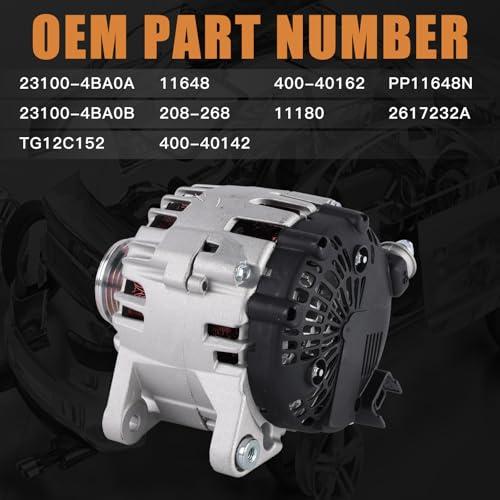 並行輸入品】23100 4BA0A オルタネーター 23100 Alternator 12V 120A