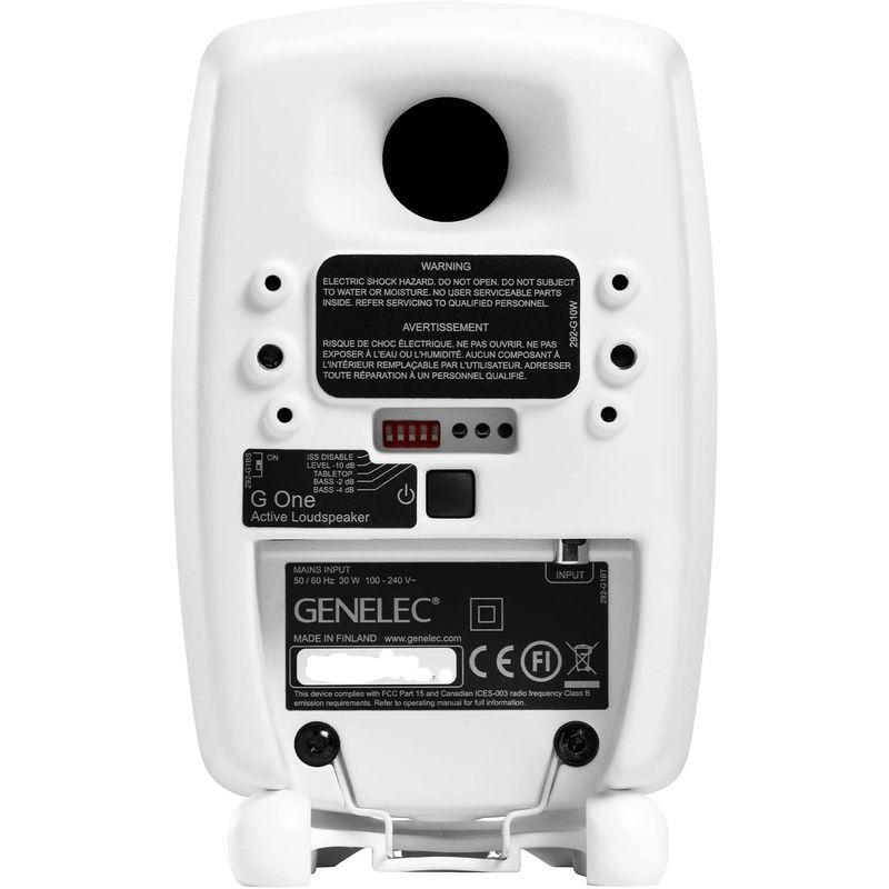 現品発送 Genelec ジェネレック G One アクティブスピーカー (1本) (ホワイト) モニタースピーカー 【Y6632884977】(24150円)
