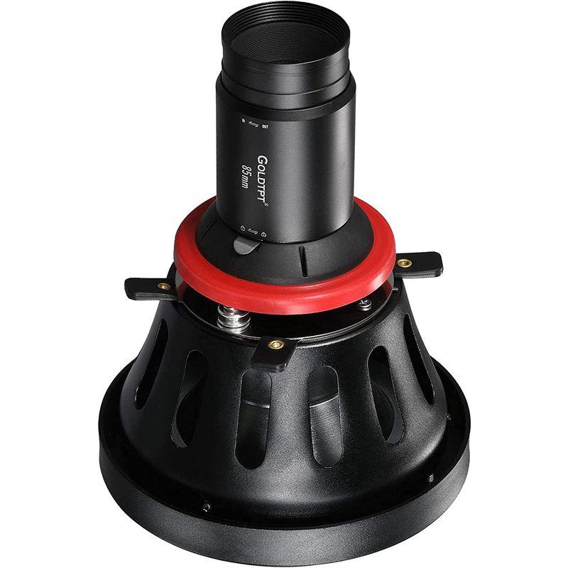 ほぼ未使用 SOONPHO コニカルスヌート 円錐型 光学スヌート 85mmレンズ GOBO/カラーフィルター付き ストロボ 定常光ライト ポートレート 【K2165580738】(13763円)