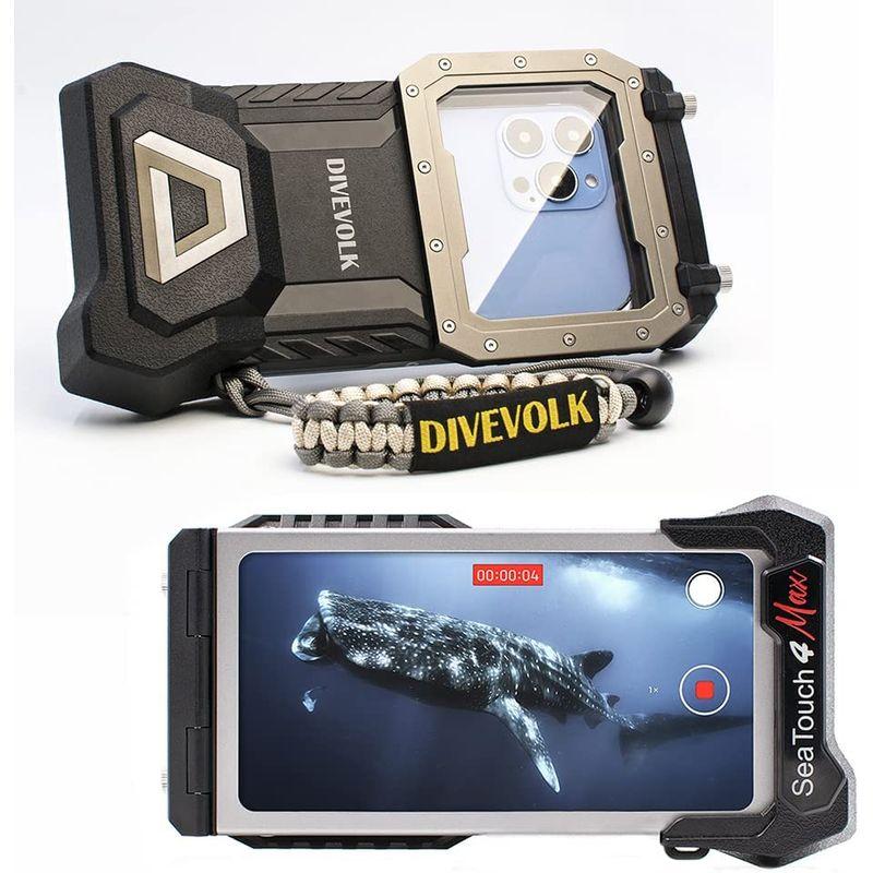 DIVEVOLK (ダイブフォルク) 水中用 タッチスクリーン対応 ケース Seatouch 4 Max ダイビング用 携帯電話ケース iP ダイブフォルク 水中用 タッチスクリーン対応 ケース Seatouch Max ダイビング用 携帯電話ケース iP