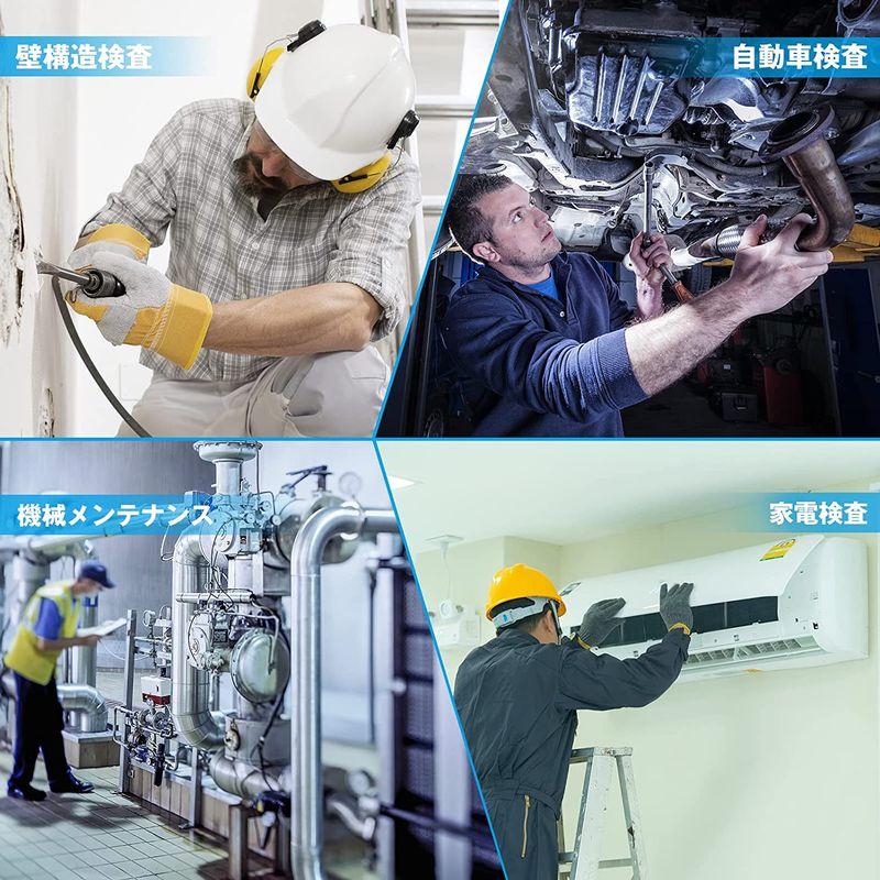 Hiacinto ファイバースコープ デジタル内視鏡 HD 1080P 三つレンズ 検査カメラ 工業用内視鏡 5.0インチIPSスクリーン付 ファイバースコープ デジタル内視鏡 HD 1080P 三つレンズ 検査カメラ 工業用内視鏡 0インチIPSスクリーン付 また