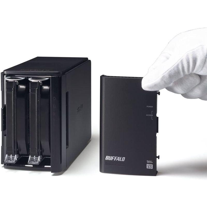 【数量限定アウトレット品】 BUFFALO RAID1対応 USB3.0用 外付けハードディスク 2ドライブモデル 4TB HD-WL4TU3/R1J 【G2035854256】(12939円)