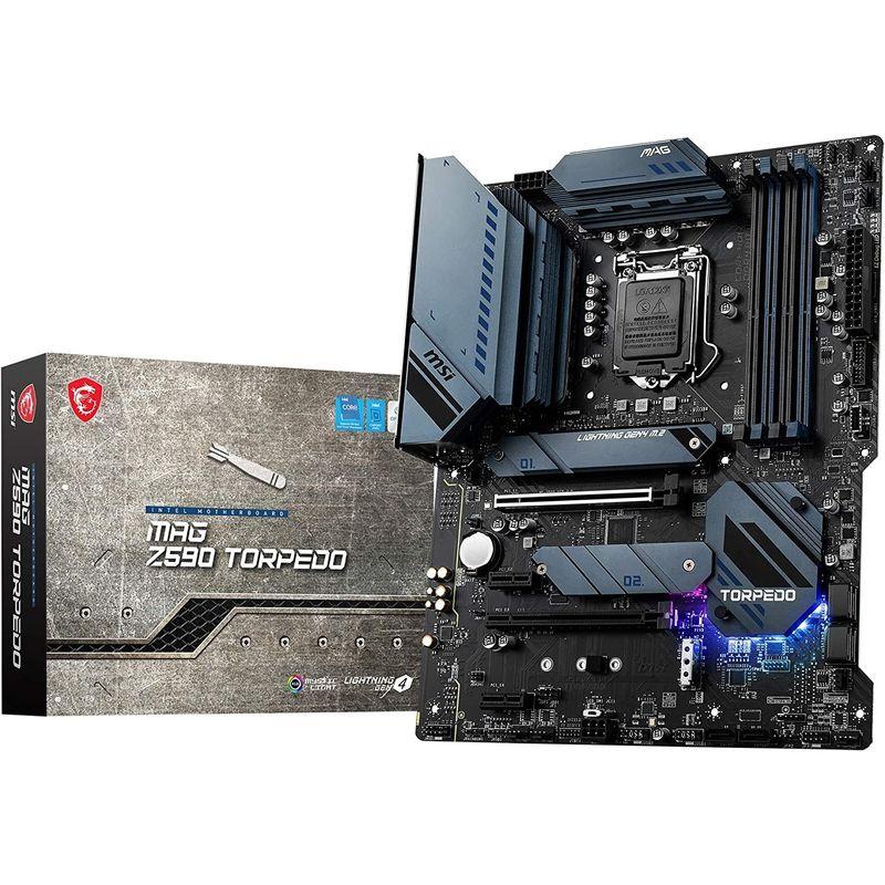 MSI MAG Z590 TORPEDO マザーボード ATX 第10・11世代CPU対応 Intel Z590チップセット搭載 MB524 MAG Z590 TORPEDO マザーボード ATX 第10 11世代CPU対応 Intel Z590チップセット搭載 MB524