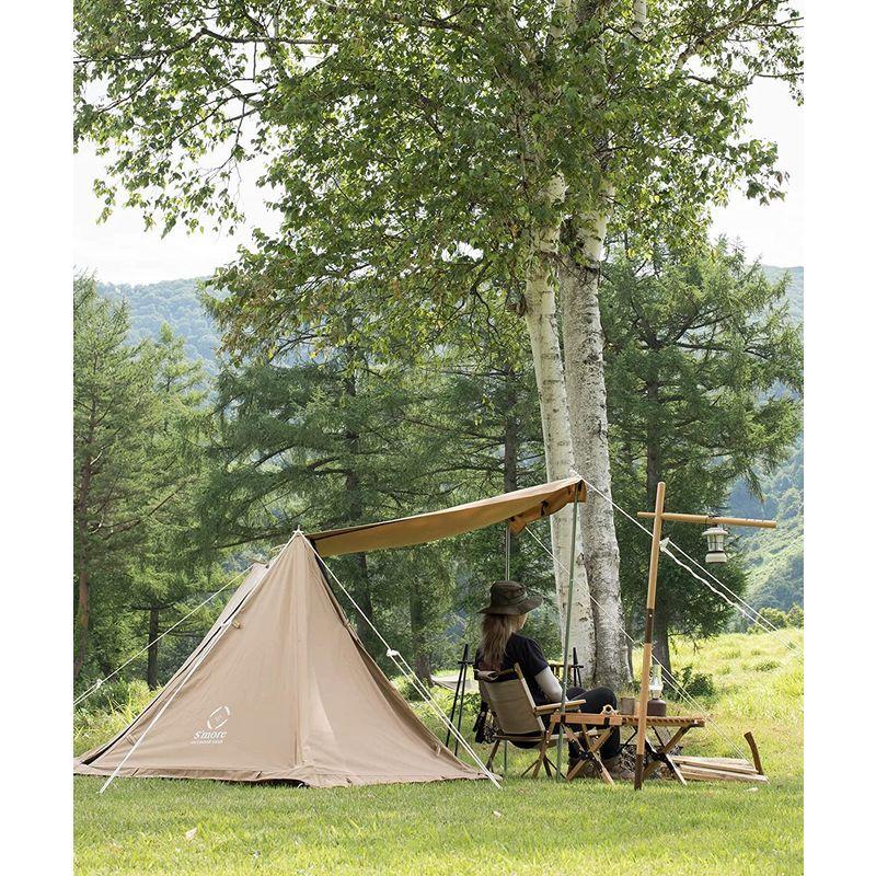Smore(スモア) Kleine Base クライネベース ソロテント ポリコットン TCテント 軍幕 テント (本体BEIGE) 約 スモア Kleine Base クライネベース ソロテント ポリコットン TCテント 軍幕 テント 本体BEIGE