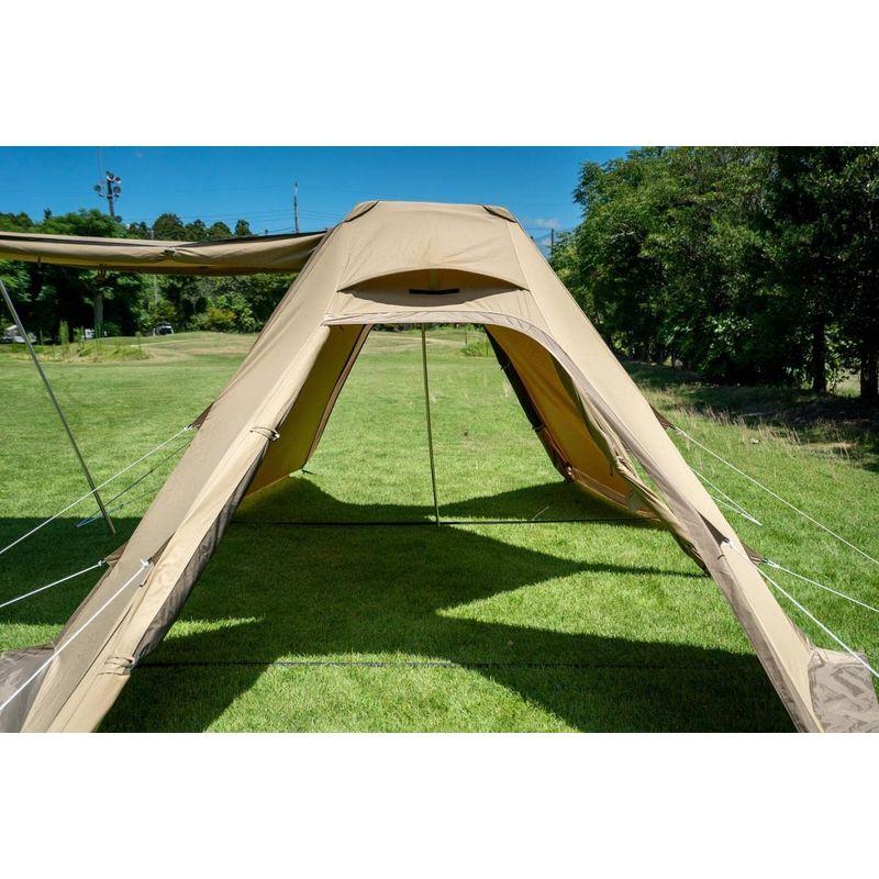 匿名配送 ogawa(オガワ) キャンプ アウトドア ポールテント ツインクレスタT/C 2人用 3348 サンドベージュ 【O1008899394】(36734円)