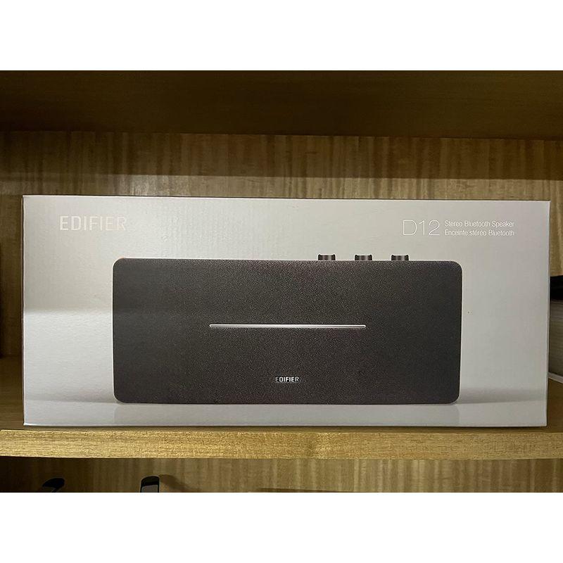 Edifier D12 Bluetooth 5.0 ブックシェルフスピーカー小型 - アンプ内蔵アクティブスピーカー 木製 - 統合デスクト D12 Bluetooth ブックシェルフスピーカー小型 アンプ内蔵アクティブスピーカー 木製 統合デスクト