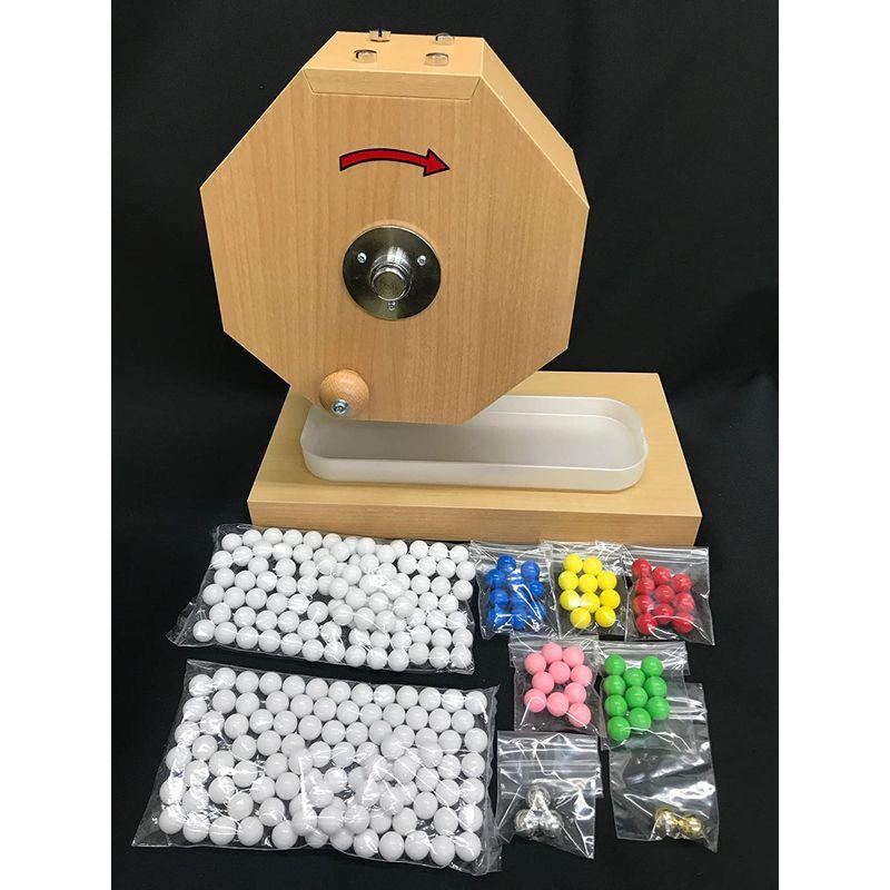 日本VCS ガラポン抽選機 抽選球付き 抽選用品 (300球用＋255球) 木製抽選器 （ガラポン・ガラガラ） 300球用 抽選玉255球付 ガラポン抽選機 抽選球付き 抽選用品 300球用＋255球 木製抽選器 ガラポン ガラガラ 300球用 抽選玉255球付 穴あり