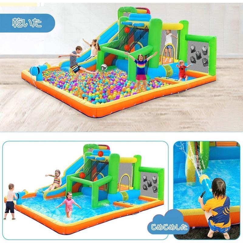 【限定品】 FBSPORTエアトランポリン エアートランポリンエアー遊具大型遊具 室内 折りたたみ 部屋遊び 室内遊具 バウンサー 子供 エア 送風機 【QG6861796455】(24984円)