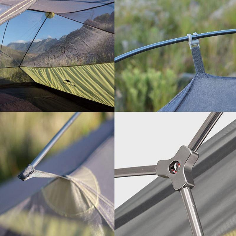 Naturehike公式ショップ テント 3人用 クラウドアップ3 アップグレード ソロキャンプ 2人用 前室付き 軽量 耐水圧3000?/ テント 3人用 クラウドアップ3 アップグレード ソロキャンプ 2人用 前室付き 軽量 耐水圧3000