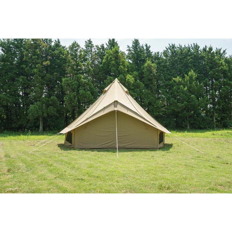 【〜6/6まで出品】 ogawa(オガワ) アウトドア キャンプ テント グロッケ16 T/C 9人用 サンドベージュ 2784 【NAN1712123932】(62339円)
