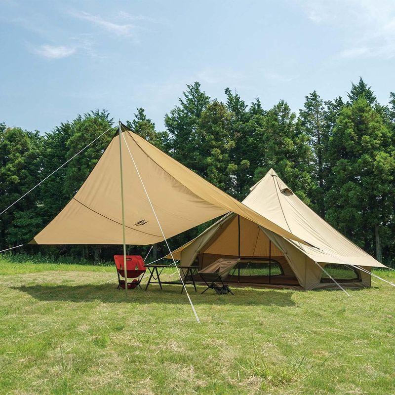 【〜6/6まで出品】 ogawa(オガワ) アウトドア キャンプ テント グロッケ16 T/C 9人用 サンドベージュ 2784 【NAN1712123932】(62339円)