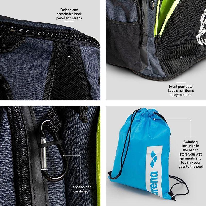 【最終】 Arena(アリーナ) Team 45 水泳競技アスリート用 スポーツバックパック 45L トレーニングギアバッグ 男女兼用 No Size 【E1520768946】(9666円)