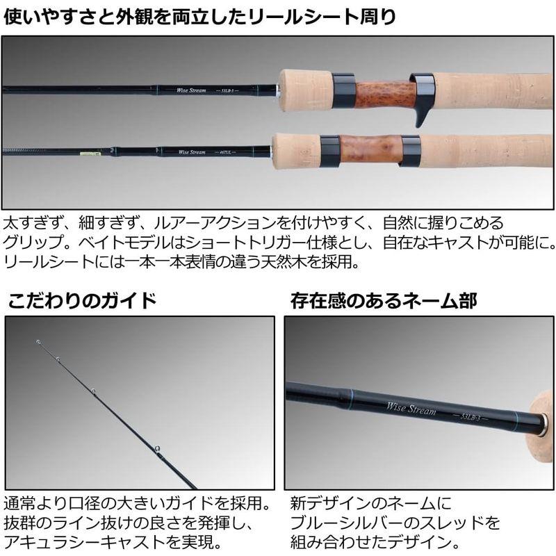 ダイワ(DAIWA) トラウト/ネイティブ ワイズストリーム 53L-3・Q ブラック DAIWA トラウト/ネイティブ ワイズストリーム 53L ブラック