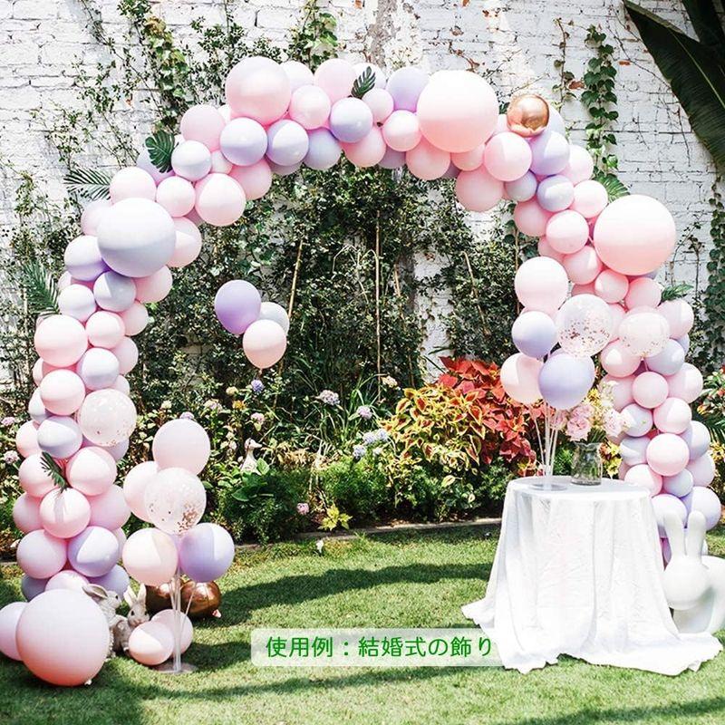 LUVODI ガーデンアーチ 薔薇 庭 ウェディングアーチ アイアン 錆びない ホワイト 結婚式 バルーンアーチスタンド フレーム 骨組み ガーデンアーチ 薔薇 庭 ウェディングアーチ アイアン 錆びない ホワイト 結婚式 バルーンアーチスタンド フレーム 骨組み