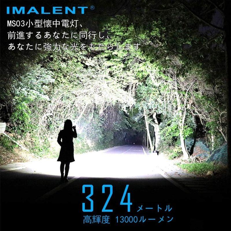 IMALENT MS03W 暖かい光 懐中電灯 高輝度 明るい 13000ルーメン 照射距離 324メートル 防水IPX8 led 強力 フ IMALENT MS03W 暖かい光 懐中電灯 高輝度 明るい 13000ルーメン 照射距離 324メートル 防水IPX8 led 強力 フ