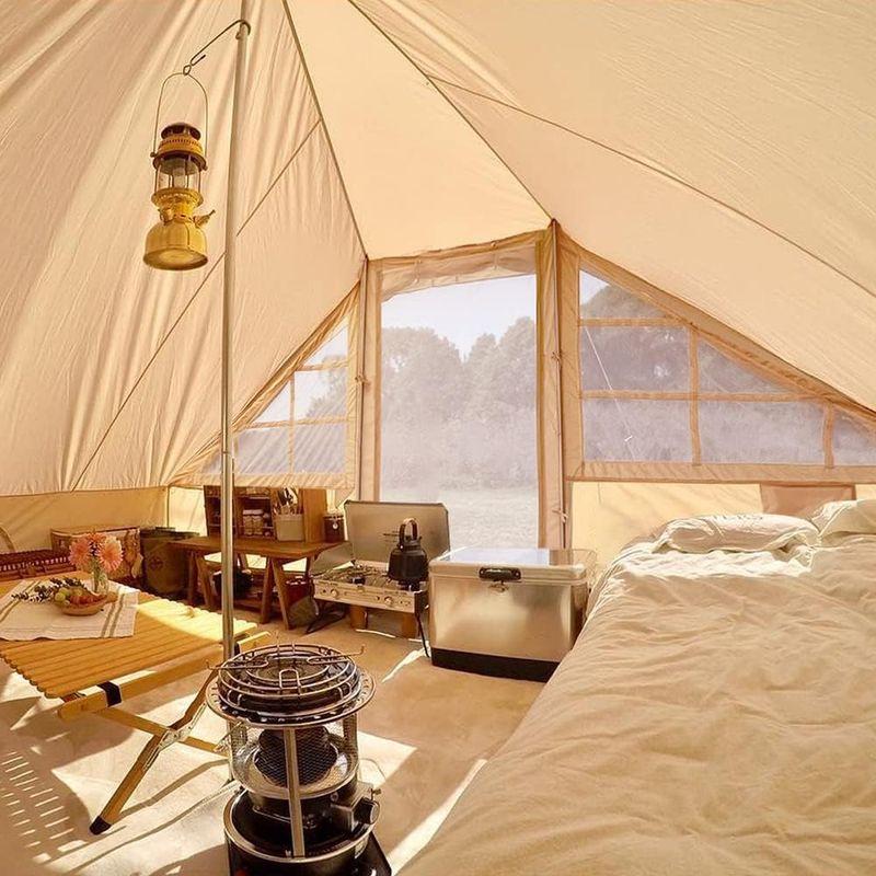 【中古品 】 TOMOUNT ロッジ型テント TC テント おこもりキャンプ 豪華型 ポリコットンテント 4-6人用 おしゃれ 設営簡単 撥水加工 UVカ 【IQ9405006087】(34244円)