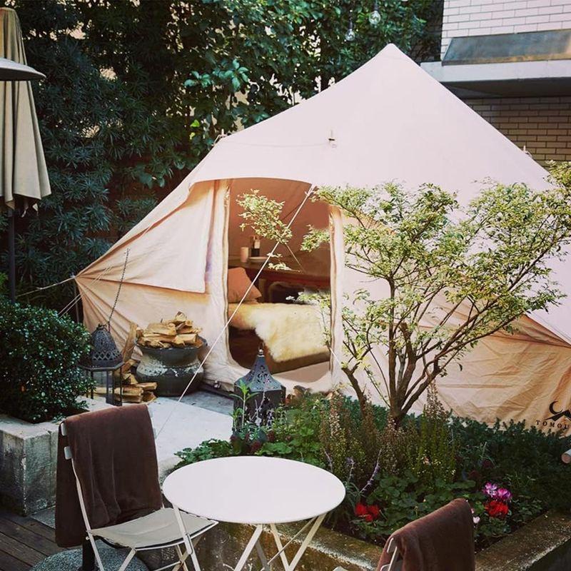 【中古品 】 TOMOUNT ロッジ型テント TC テント おこもりキャンプ 豪華型 ポリコットンテント 4-6人用 おしゃれ 設営簡単 撥水加工 UVカ 【IQ9405006087】(34244円)