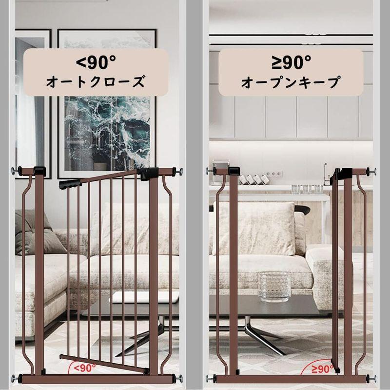 【推し】 Seogva ベビーゲート ハイタイプ 高さ103cm 拡張フレーム付き 自動ロック 高さ100cm以上つっぱり式 穴開け不要 前後90度開 【S2471424860】(15709円)