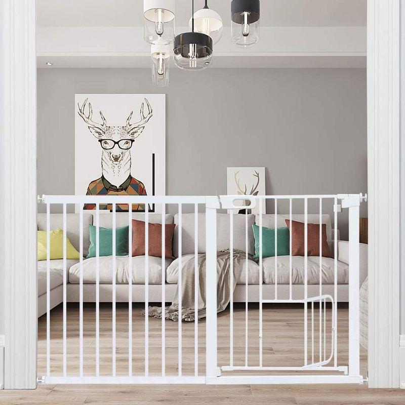 エルフ ベビー(Fairy Baby) ベビーゲート ペットゲート 階段 ベビーフェンス 突っ張り式 ダブルロック オートクローズ機能 前後 ベビー Fairy Baby ベビーゲート ペットゲート 階段 ベビーフェンス 突っ張り式 ダブルロック オートクローズ機能 前後