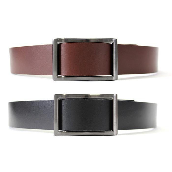 在庫限り 無段階調整ベルト 穴なしベルト 【高級イタリアンレザー