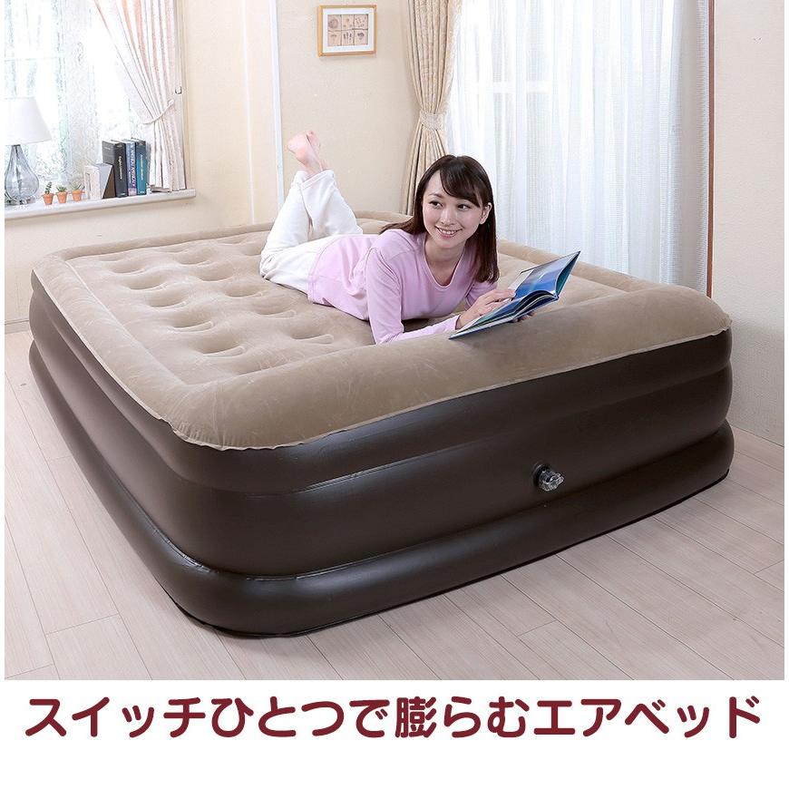 エアーベッド 900kg セミダブル 電動エアーベッド 来客用 40cm Amazon.co.jp: Airefina エアーベッド セミダブル エア