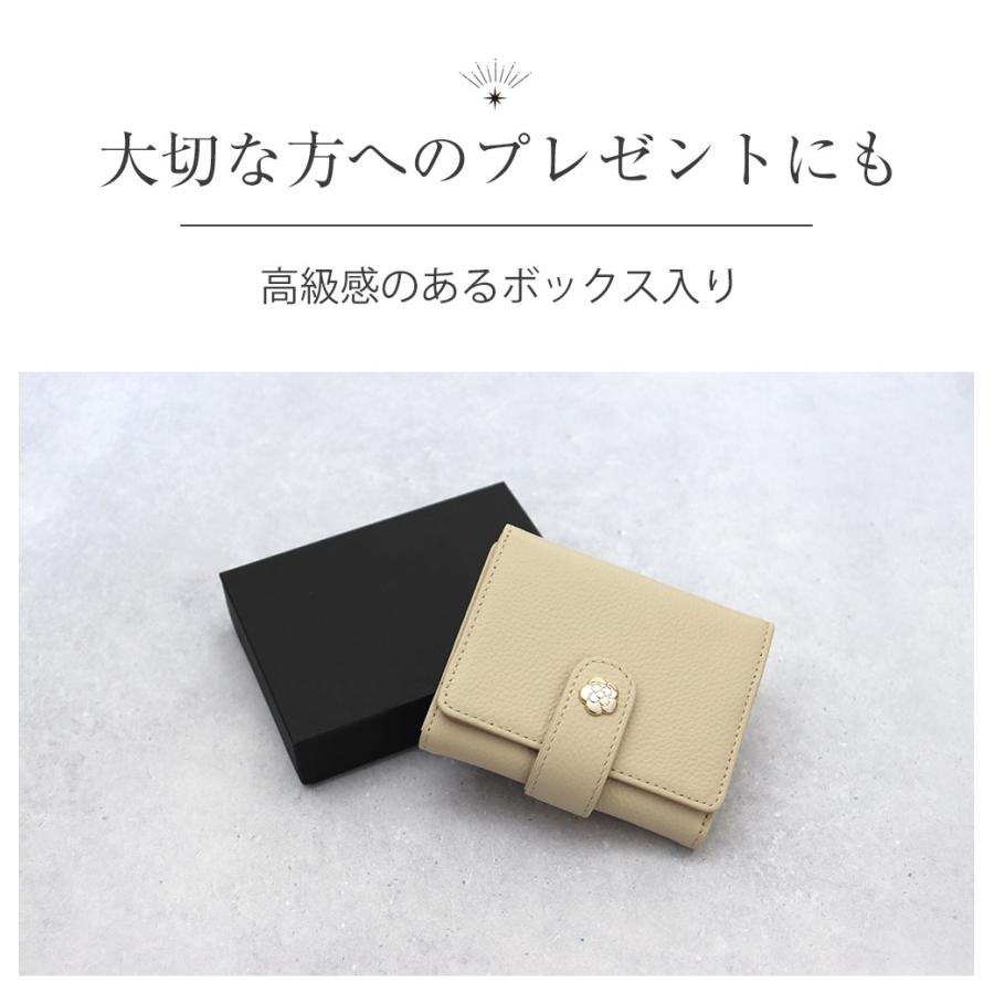 RuriHari ミニ財布 レディース 二つ折り 三つ折り財布 本革 RuriHari ミニ財布 レディース 二つ折り 三つ折り財布 本革