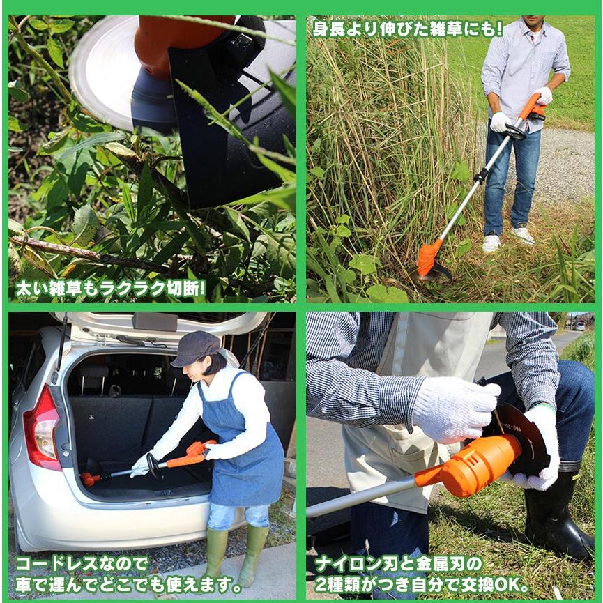 YARD FORCE（ヤードフォース） 草刈り機 草刈機 充電式 芝刈り機 電動