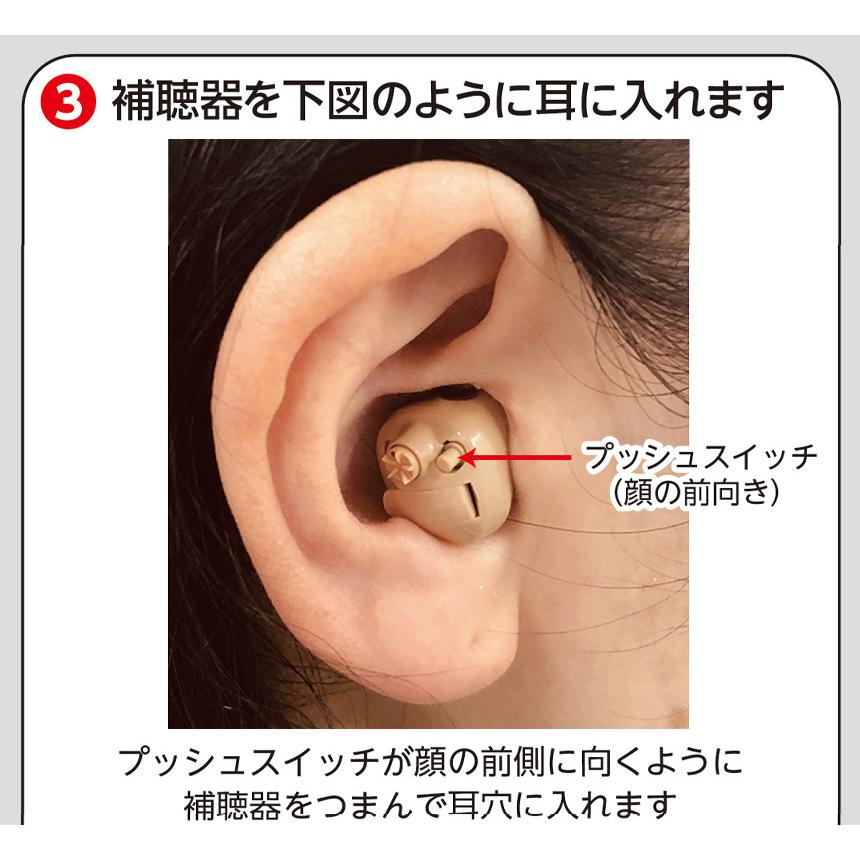 補聴器 耳あな型 両耳セット 左右セット 左右各1個セット 右耳