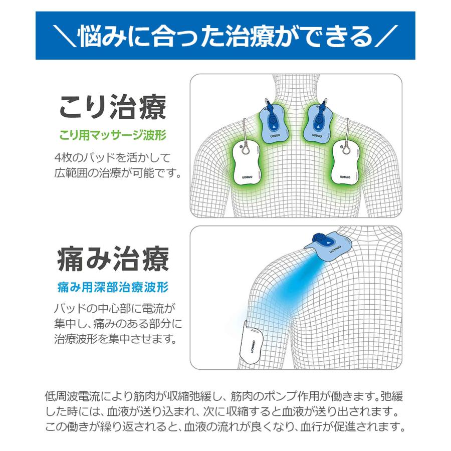 オムロン（OMRON） 低周波治療器 電気治療器 膝 家庭用 腰 HV-F9550