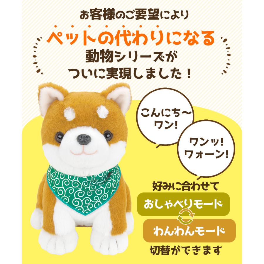 柴犬コウタ 音声認識人形 柴犬 ぬいぐるみ しばいぬコウタ