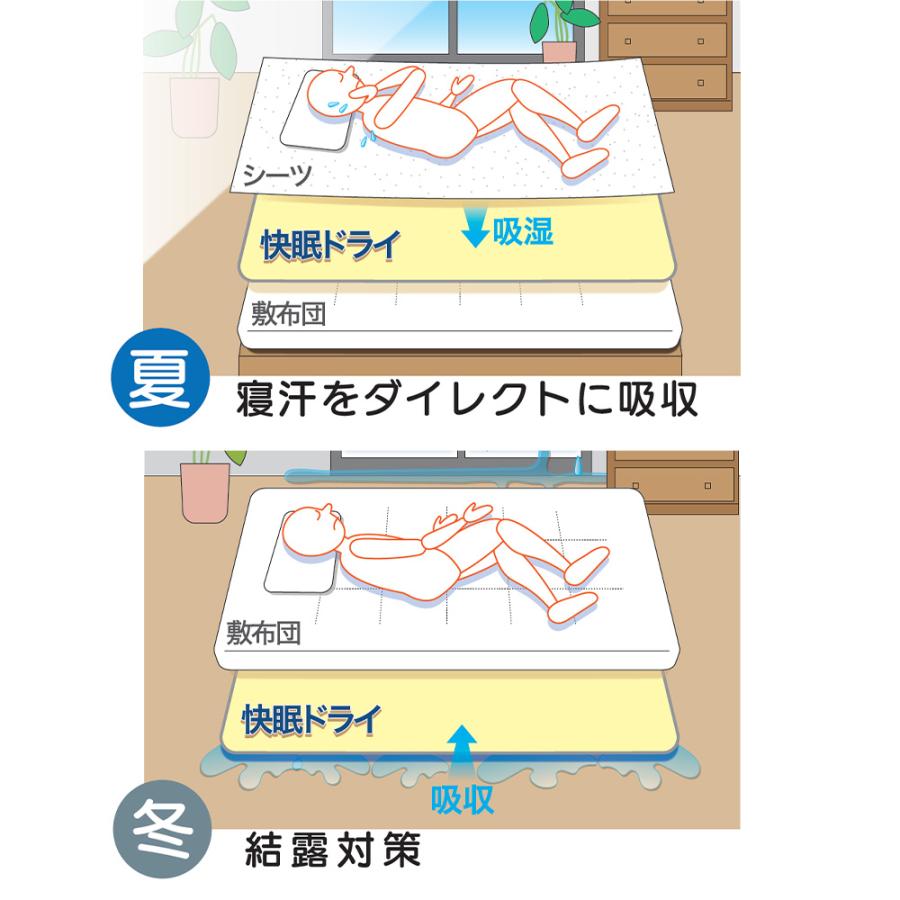 直送】除湿マット 除湿シート シングル テイジン 90×180 ベルオアシス