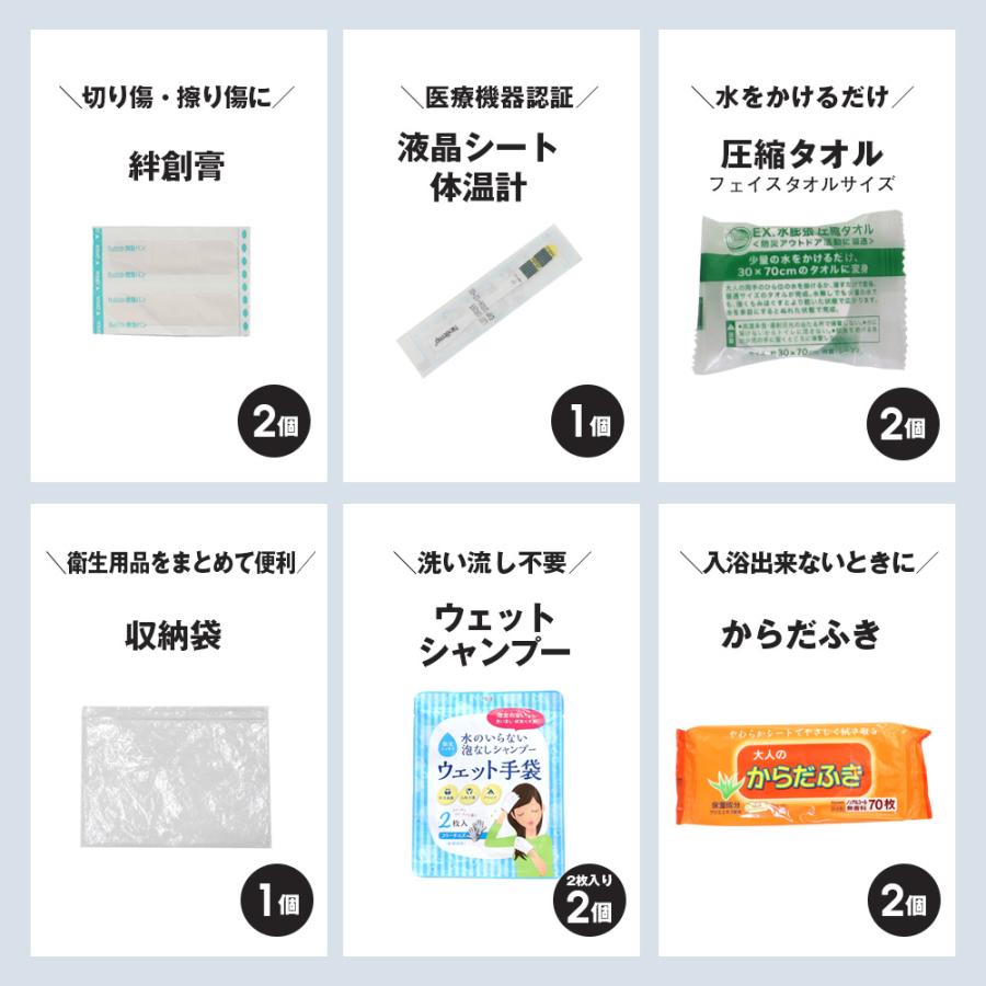 在庫限り 防災セット 防災リュック 72時間対応 防災用 2WAYバッグ【2人用】 非常用持ち出し袋 非常食 【STK】