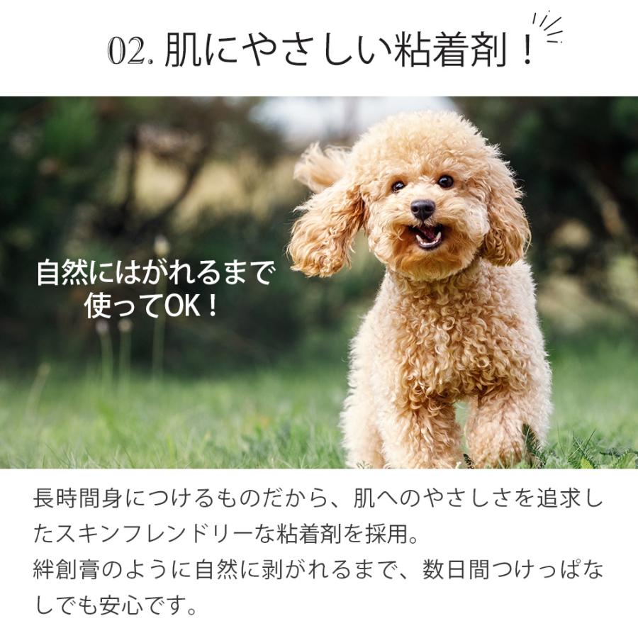 滑り止め シール 犬 肉球シール 48枚 ＼獣医師推奨／ PAW WING パウウィング Grip plus スリット bow&mew 犬靴下 シリコン 後ろ足 フットパッド | ブランド登録なし | 12