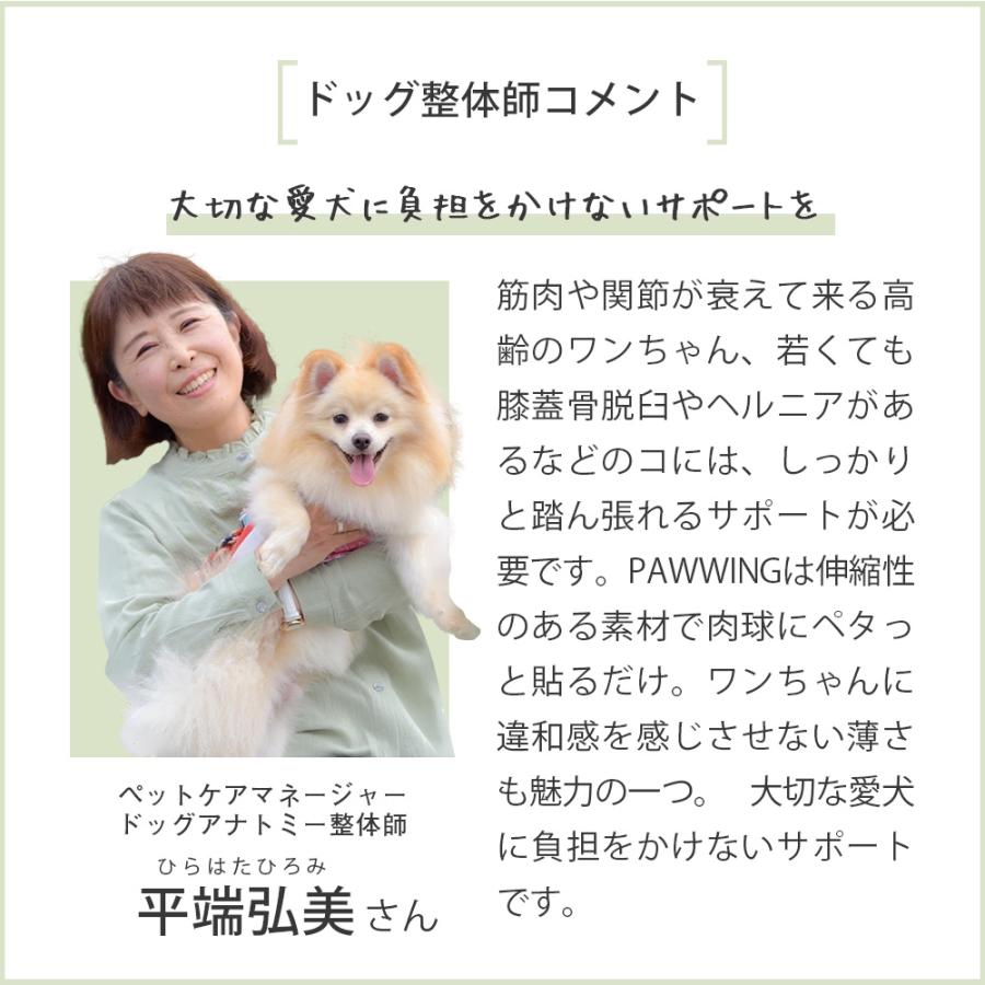 滑り止め シール 犬 肉球シール 48枚 ＼獣医師推奨／ PAW WING パウウィング Grip plus スリット bow&mew 犬靴下 シリコン 後ろ足 フットパッド | ブランド登録なし | 07