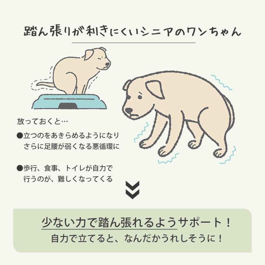 滑り止め シール 犬 肉球シール 48枚 ＼獣医師推奨／ PAW WING パウウィング Grip plus スリット bow&mew 犬靴下 シリコン 後ろ足 フットパッド | ブランド登録なし | 09