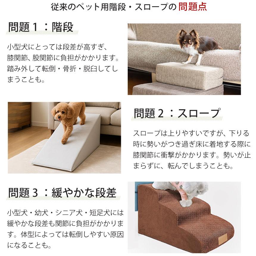 犬用 スロープ なだらか ＼ドッグ整体師監修／ ドッグステップ 犬 高齢