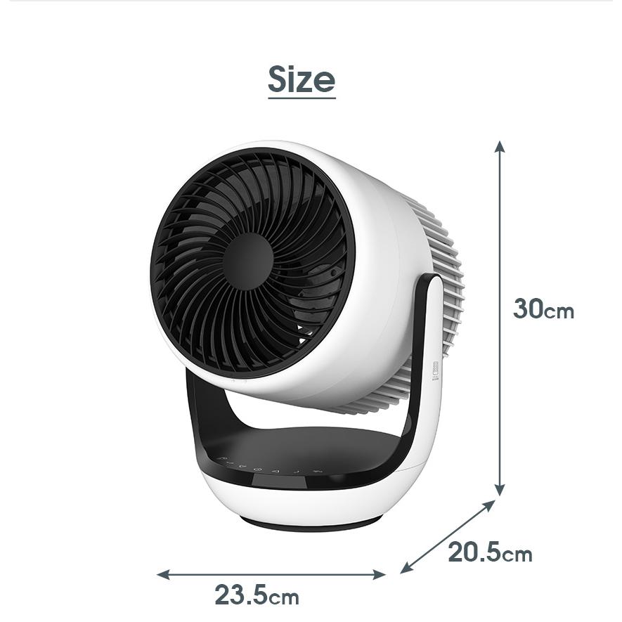 サーキュレーター DC 空気清浄 機能付 CF-T2507WH スリーアップ 扇風機 空気清浄機能 ホコリ 花粉 PM2.5 16畳 パワフル 集塵 ペット 省エネ 部屋干し | THREEUP | 09