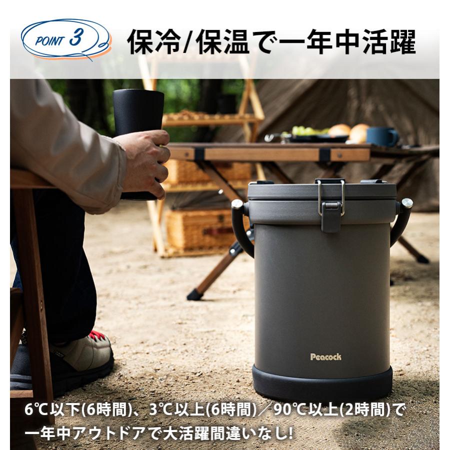 ピーコック魔法瓶工業 クーラーバケット 9.5L ピーコック クーラー 