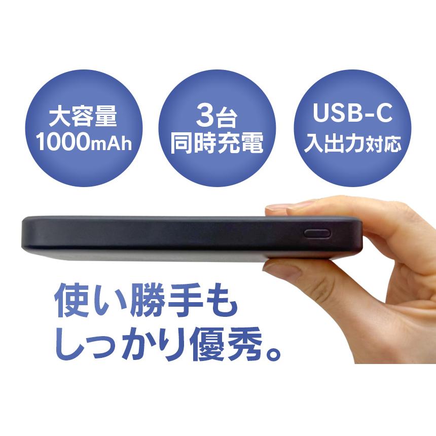 ECore（イーコア） モバイルバッテリー 準固体 PD対応 大容量 10000mAh