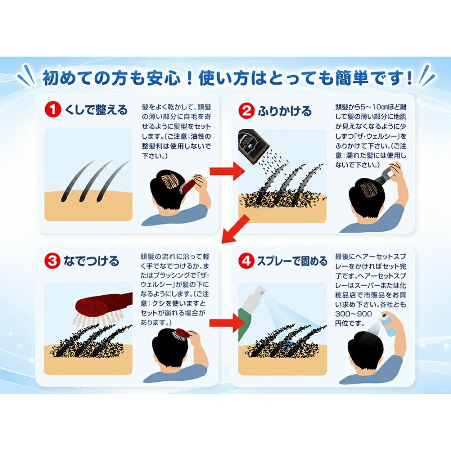 薄毛隠し 白髪隠し パウダー 20g はげ隠し 日本製 はげ 薄毛 頭頂部 隠し 粉 汗に強い 男性用 女性用 円脱毛症 ヘアファンデーション 髪の毛 1051 | ブランド登録なし | 05