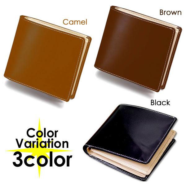 財布 メンズ 二つ折り 本革 バレンタイン ギフト 名入れ 大容量 コンパクト カーボンレザー 牛革 ブランド 無料ラッピング プレゼント DECOS デコス | ブランド登録なし | 20