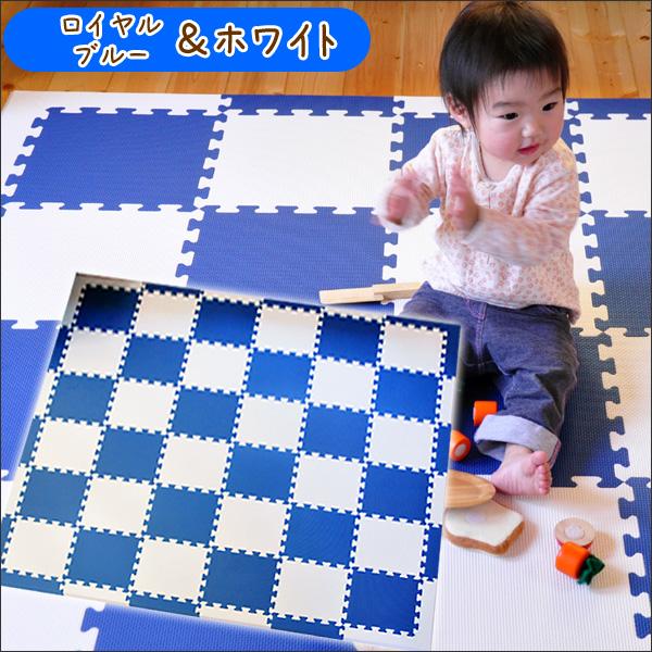 在庫限り 抗菌仕様　フロアーマット　ツートンカラー　　ベビー用フロアマット☆赤ちゃんのハイハイ時の膝の保護に 【STK】 | Little Princess | 01