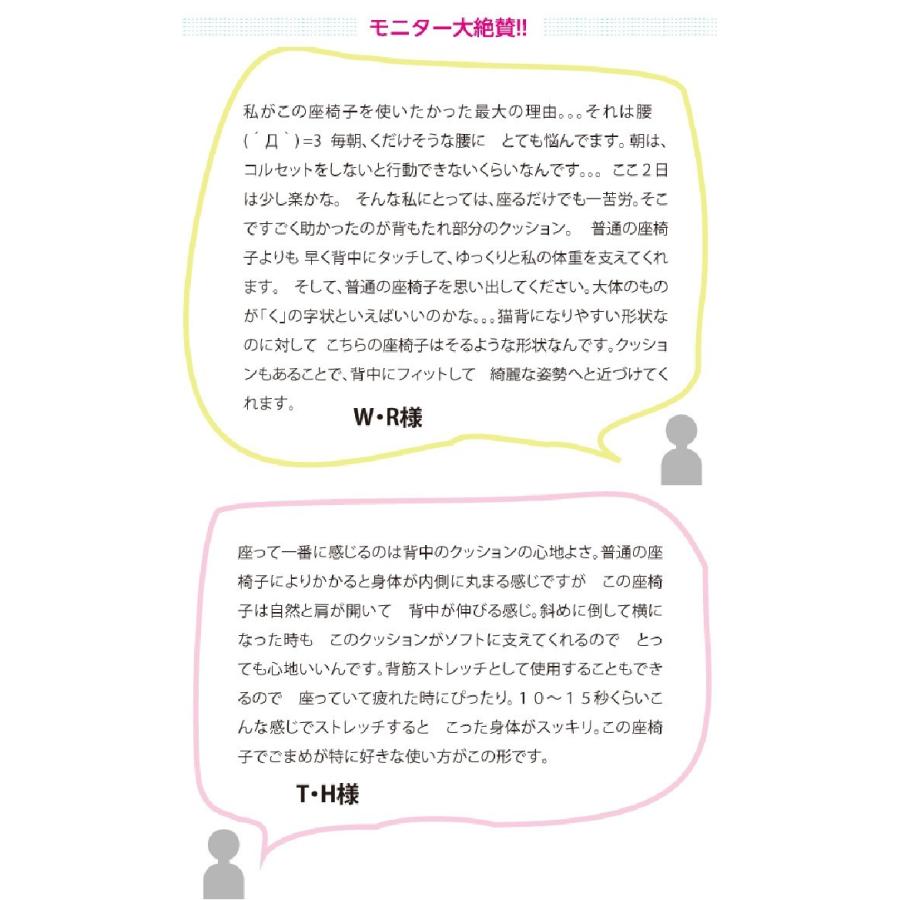 背筋がGUUUN 美姿勢座椅子 背筋が伸びる椅子 背筋がグーン 座椅子 授乳中 プロイデア PROIDEA 猫背 背筋 クッション 姿勢ケアの画像