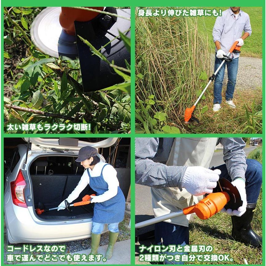 YARD FORCE（ヤードフォース） 草刈り機 草刈機 充電式 芝刈り機 電動