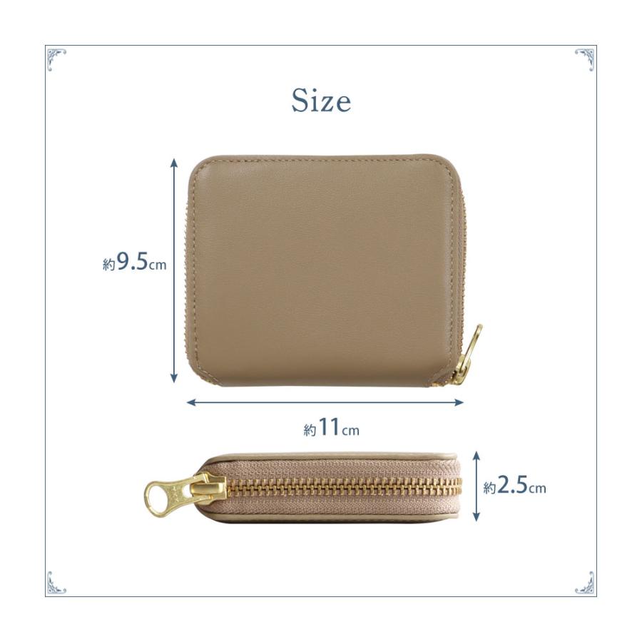 レディースラウンドファスナー小銭入れ付き二つ折り財布 財布 レディース 二つ折り ラウンドファスナー 女子 おしゃれ かわいい