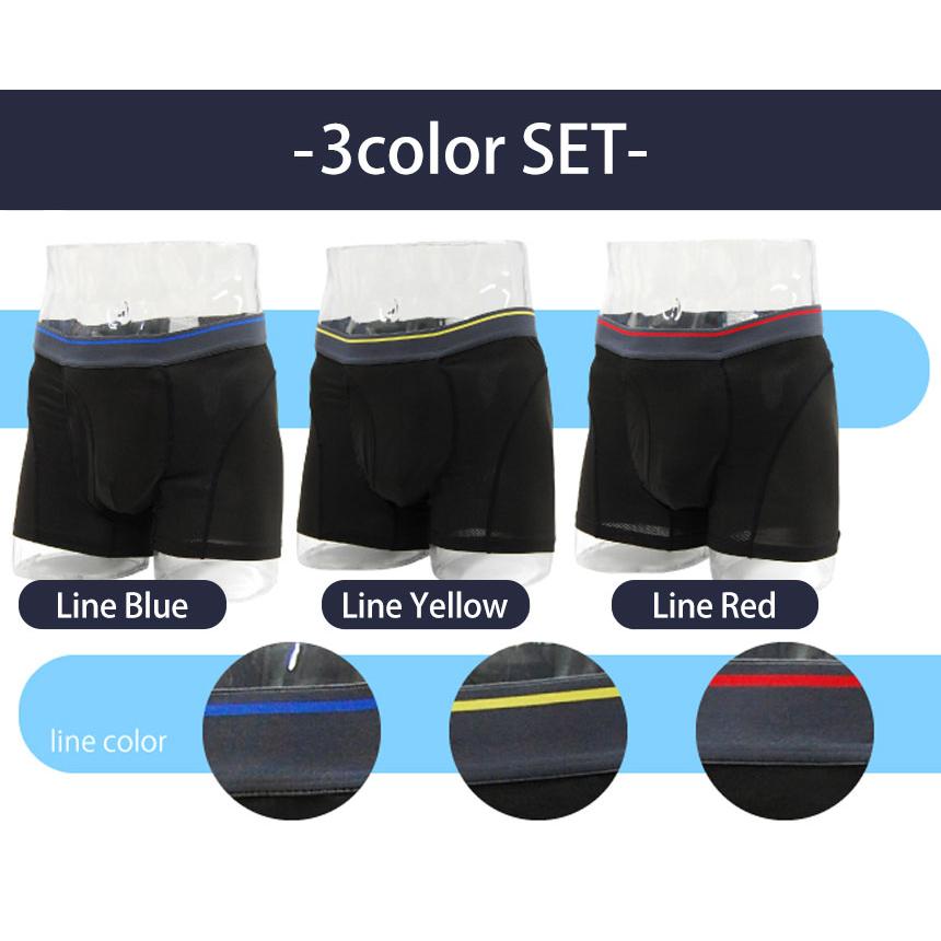 在庫限り 尿漏れパンツ 蒸れない メッシュ 夏用 男性 通気性 メンズ 夏 吸水量約15cc 失禁パンツ 消臭 3枚組 ボクサーパンツ 前開き 軽失禁 【STK】 | ブランド登録なし | 12