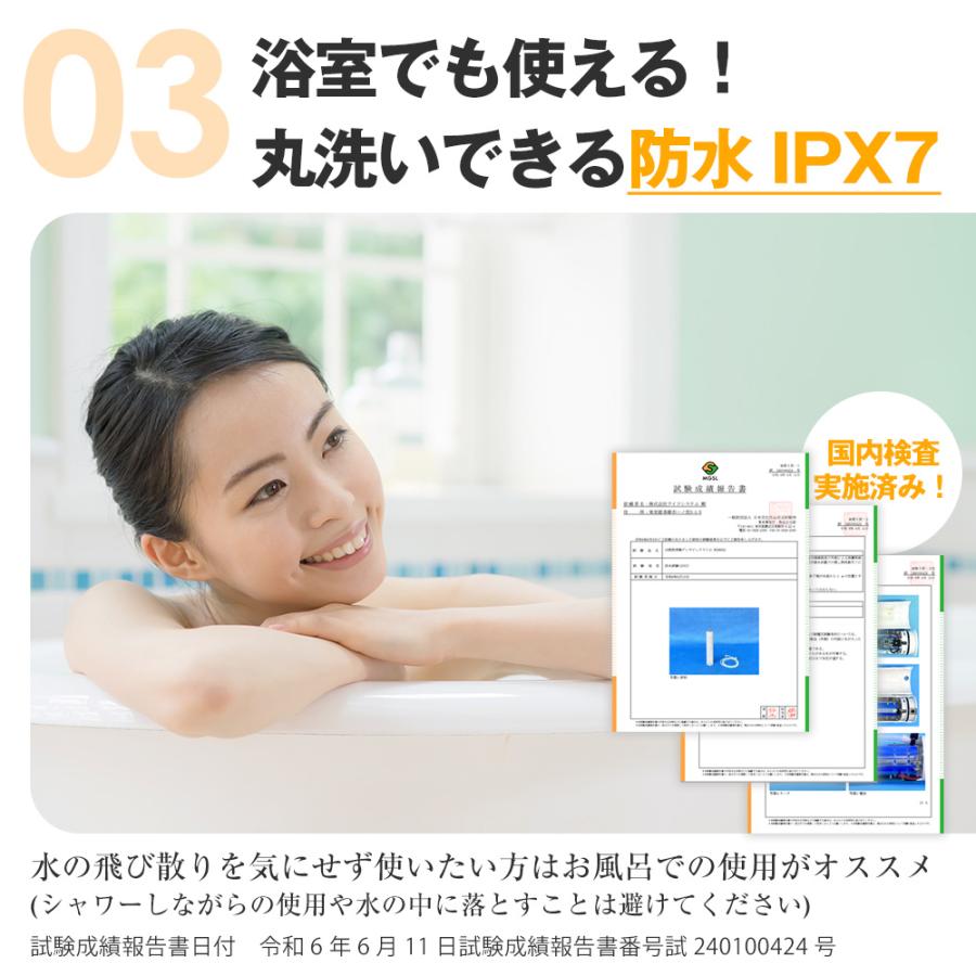 口腔洗浄器  タンクレス 小型 スリム 軽量 水流 IPX7 防水 歯間洗浄機 口内 洗浄機 風呂 コードレス ポンプ式 デンタピック | ブランド登録なし | 10