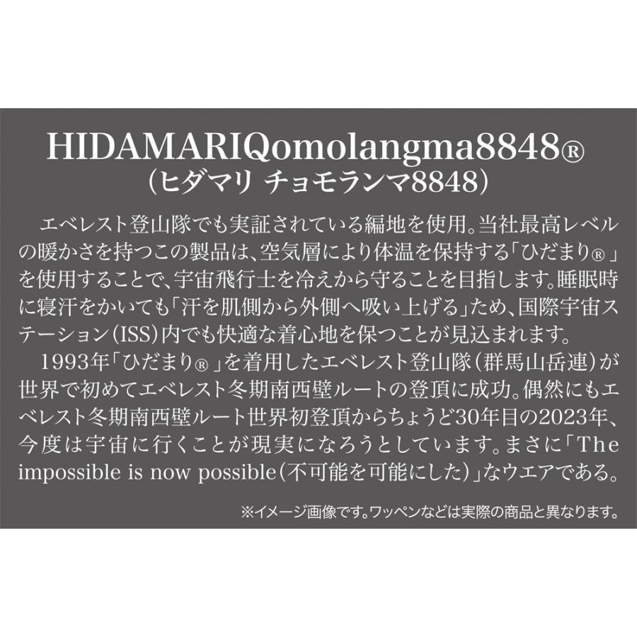 ひだまり新チョモランマ 婦人長袖丸首インナー｜wide｜04